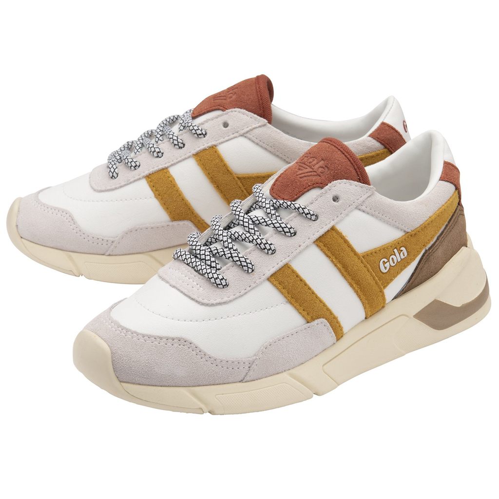 Gola Classics Eclipse Pure Sneakers Blancas Naranjas España | ELD-736102