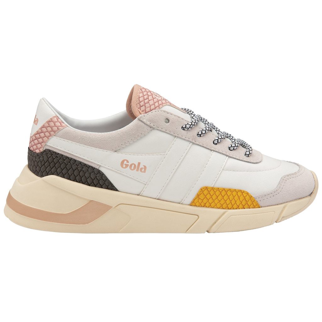 Gola Classics Eclipse Trident Snake Sneakers Blancas Rosas España | BVG-593826