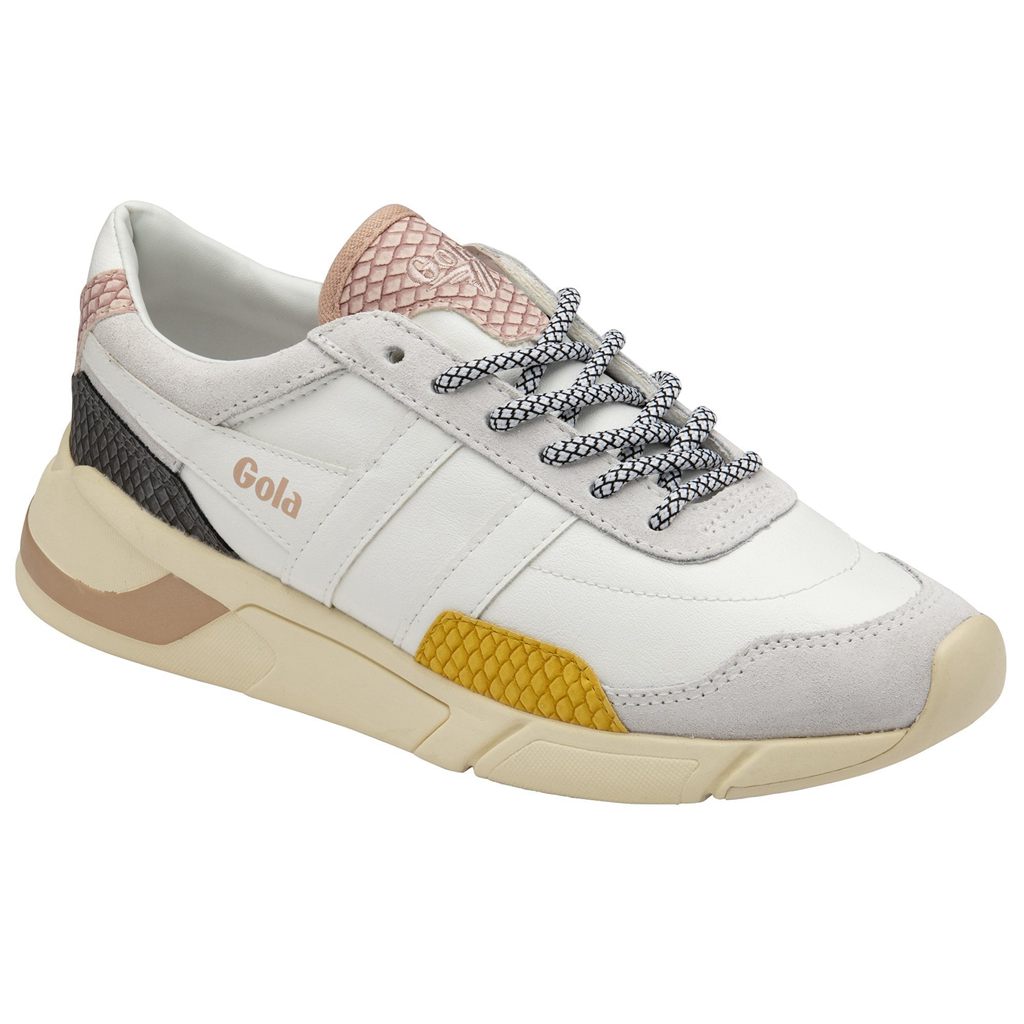 Gola Classics Eclipse Trident Snake Sneakers Blancas Rosas España | BVG-593826