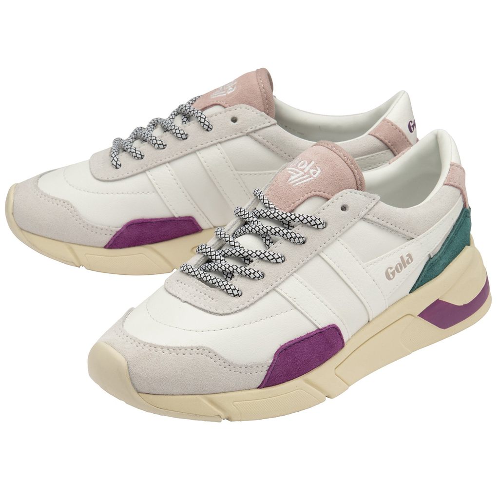 Gola Classics Eclipse Trident Sneakers Blancas Rosas España | MOE-472638