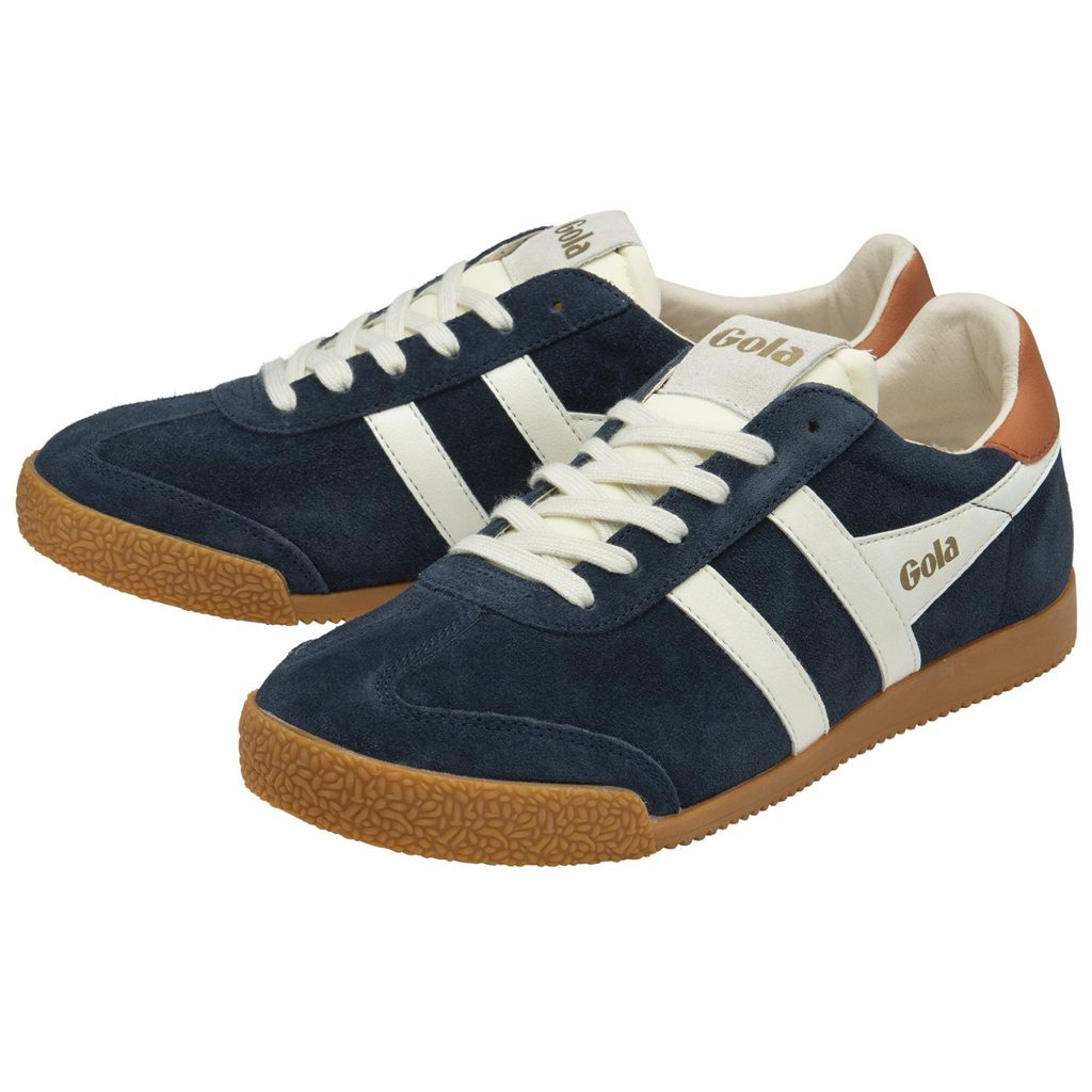 Gola Classics Elan Sneakers Azul Marino Blancas Naranjas España | DTI-970648