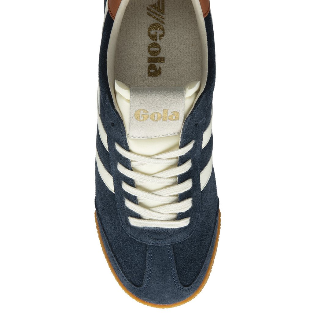 Gola Classics Elan Sneakers Azul Marino Blancas Naranjas España | DTI-970648