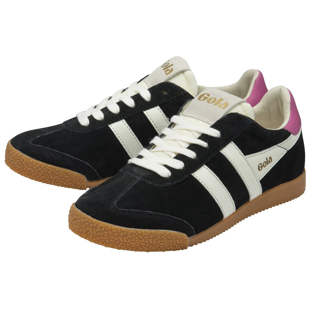 Gola Classics Elan Sneakers Negras Blancas Fucsia España | POU-149753