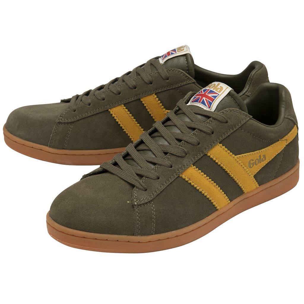 Gola Classics Equipe Suede Sneakers Kaki España | FTX-359814