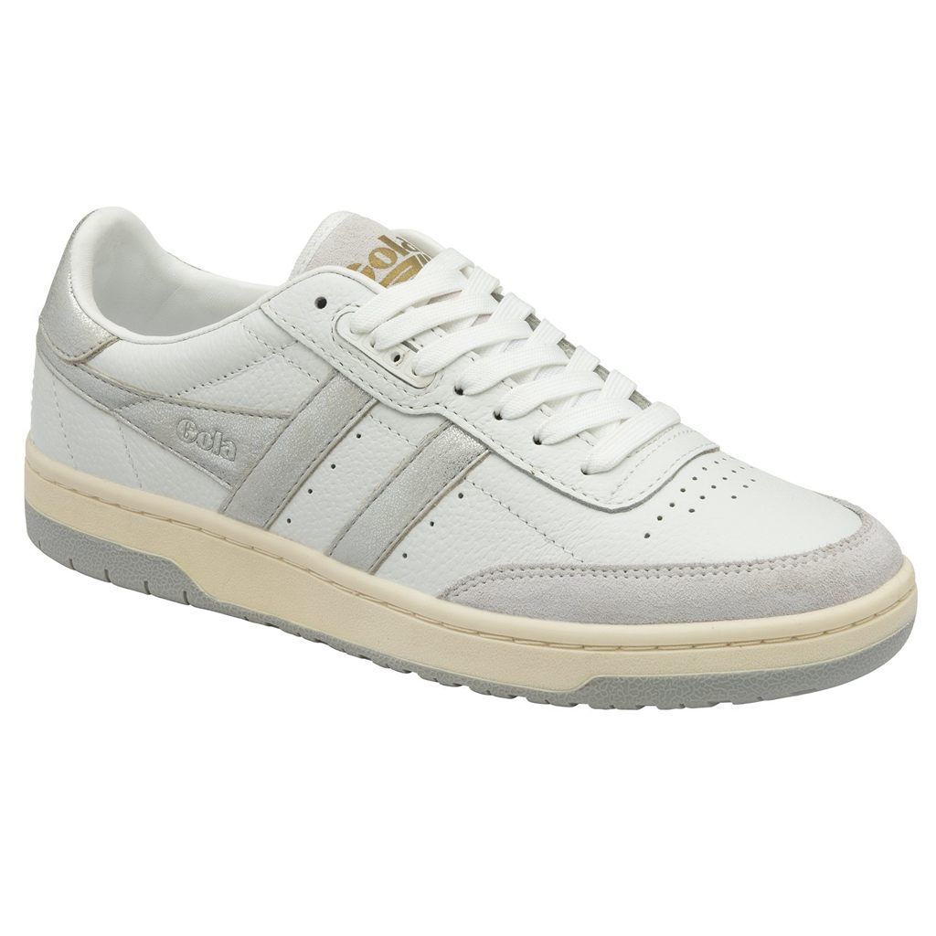 Gola Classics Falcon Mirror Sneakers Blancas Plateadas España | CVW-429857
