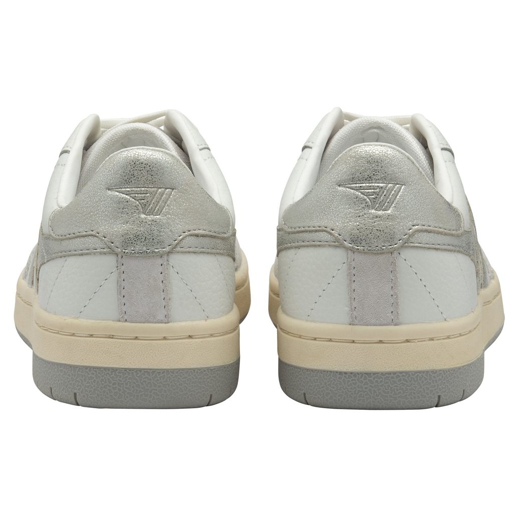 Gola Classics Falcon Mirror Sneakers Blancas Plateadas España | CVW-429857