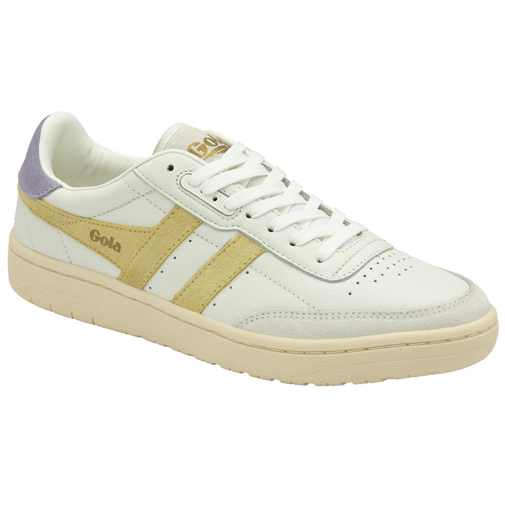 Gola Classics Falcon Sneakers Blancas Limón Lavanda España | FKI-309142