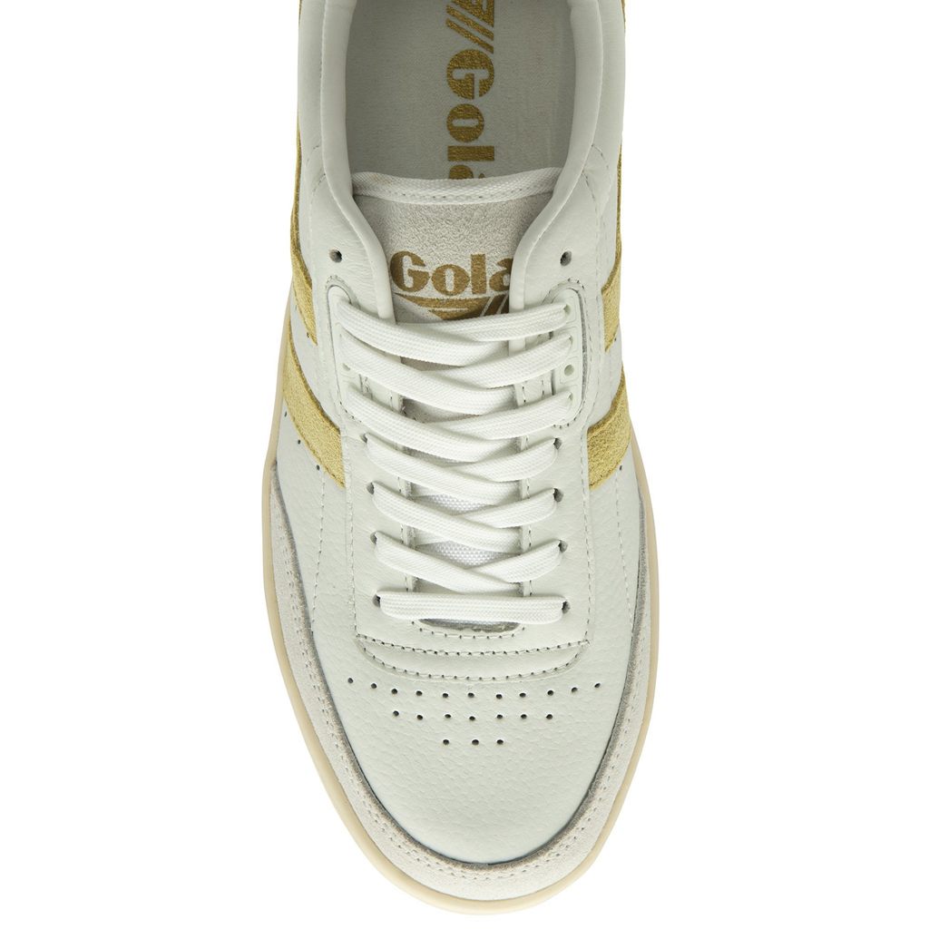 Gola Classics Falcon Sneakers Blancas Limón Lavanda España | FKI-309142