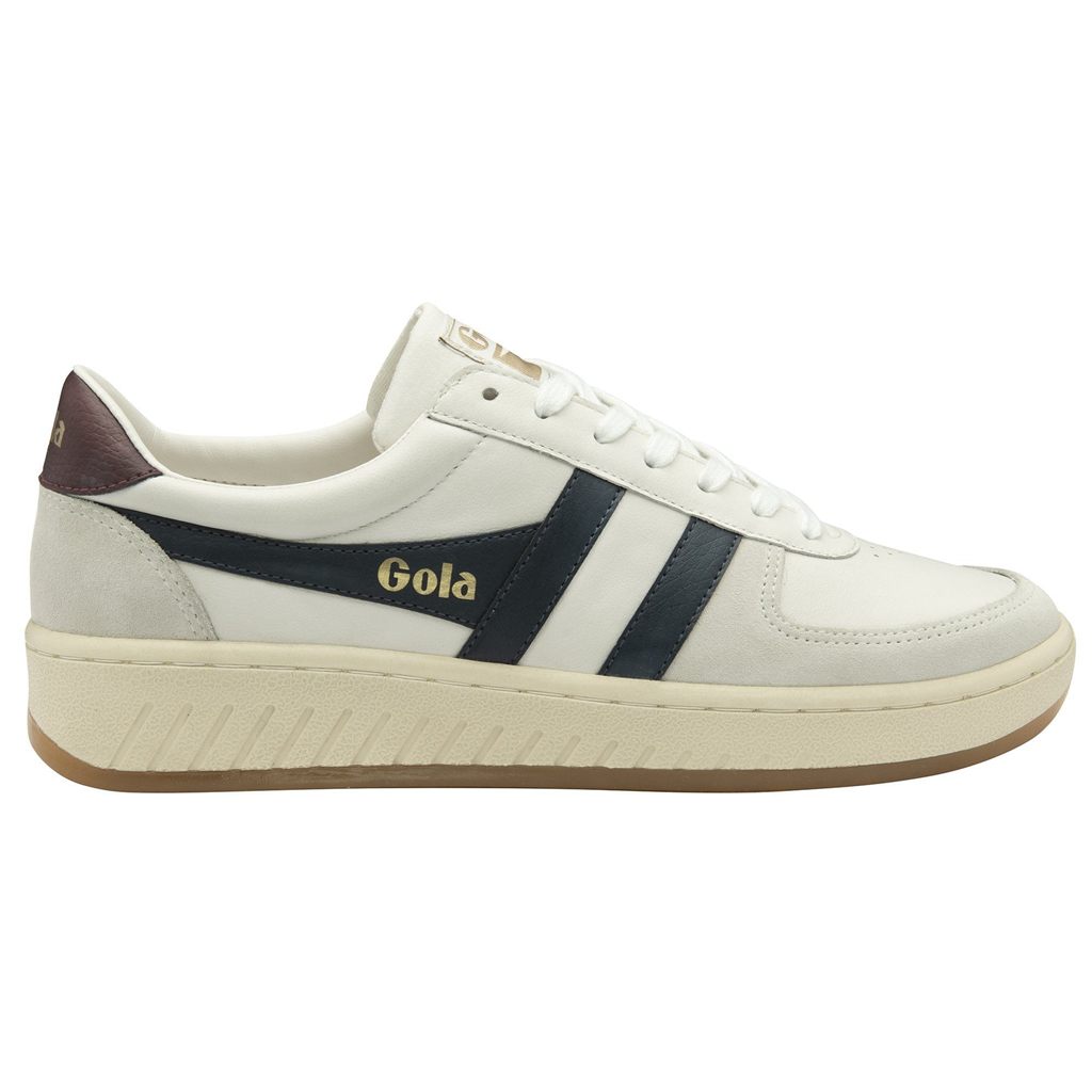 Gola Classics Grandslam Classic Sneakers Blancas Azul Marino Burdeos España | WSR-024816