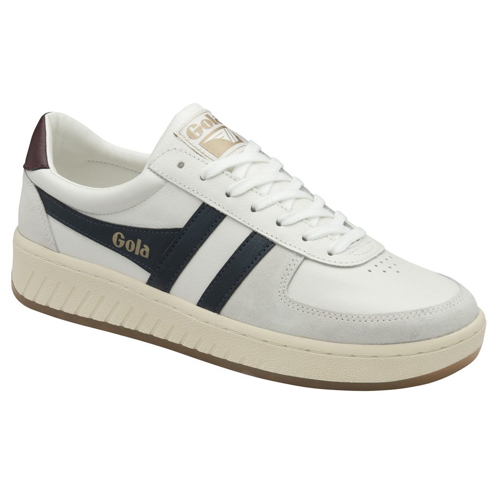 Gola Classics Grandslam Classic Sneakers Blancas Azul Marino Burdeos España | WSR-024816