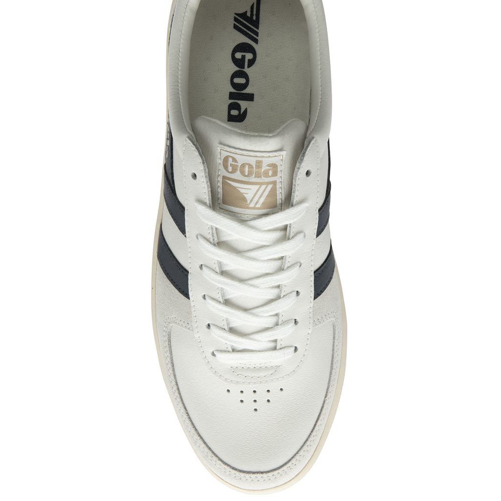 Gola Classics Grandslam Classic Sneakers Blancas Azul Marino Burdeos España | WSR-024816