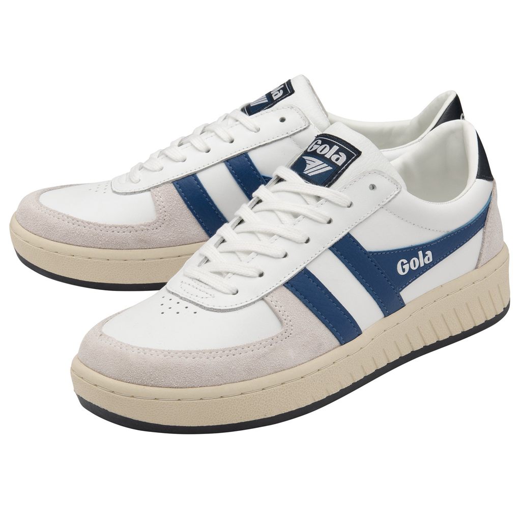 Gola Classics Grandslam Classic Sneakers Blancas Azules Azul Marino España | LJB-927405