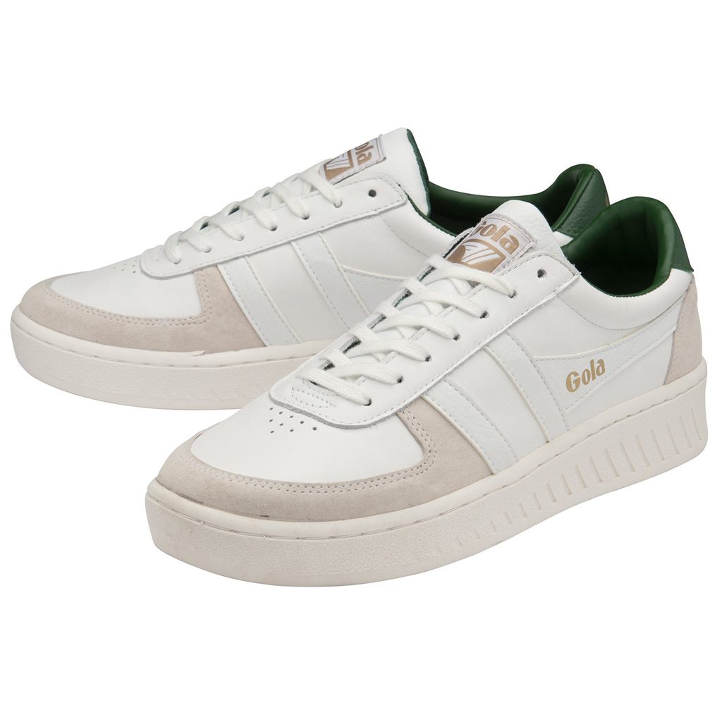 Gola Classics Grandslam Classic Sneakers Blancas Verde Oscuro España | QWX-104372