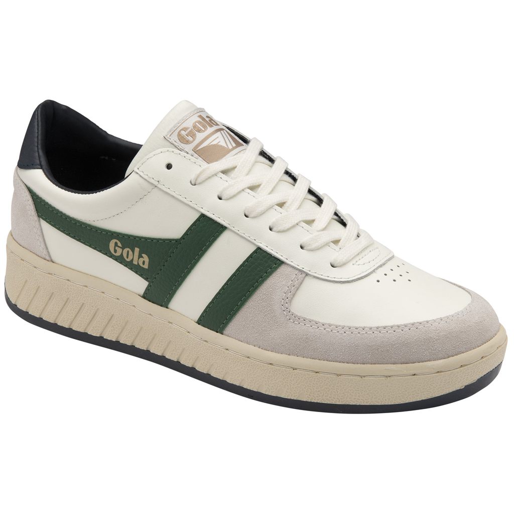 Gola Classics Grandslam Classic Sneakers Blancas Verde Oscuro Azul Marino España | VAO-753641