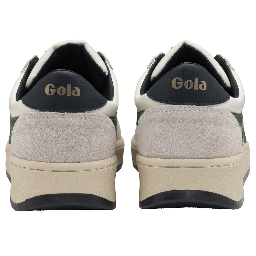 Gola Classics Grandslam Classic Sneakers Blancas Verde Oscuro Azul Marino España | VAO-753641