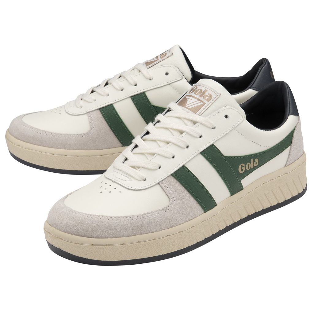 Gola Classics Grandslam Classic Sneakers Blancas Verde Oscuro Azul Marino España | VAO-753641