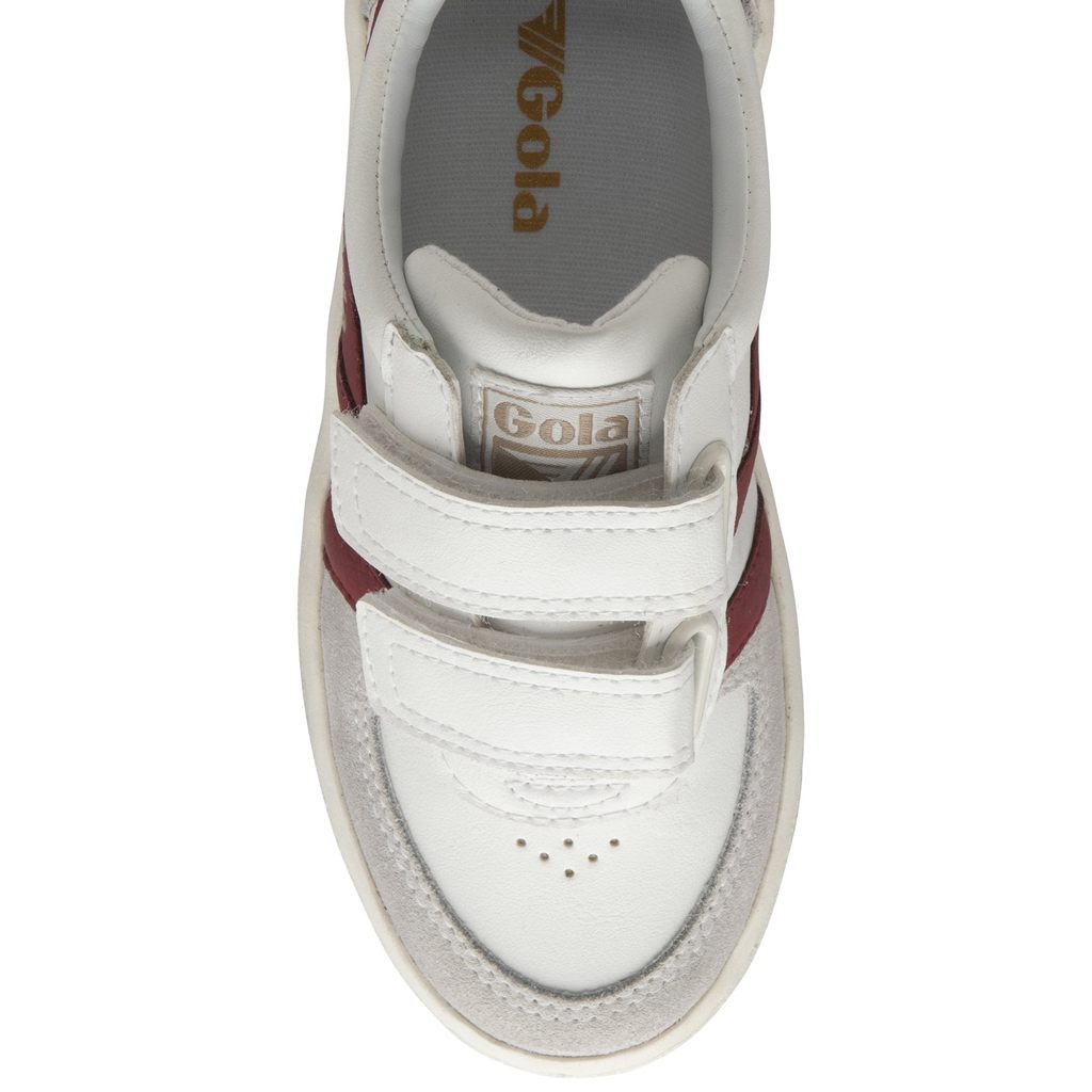 Gola Classics Grandslam Classic Strap Sneakers Blancas Rojas Oscuro Negras España | TUG-685793