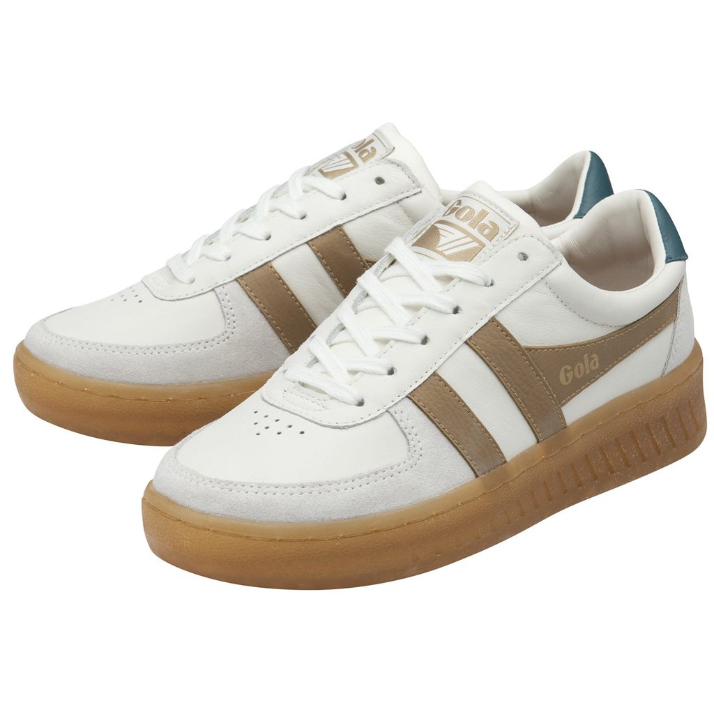 Gola Classics Grandslam Elite Sneakers Blancas Verde Menta Verde Menta España | TSN-684923