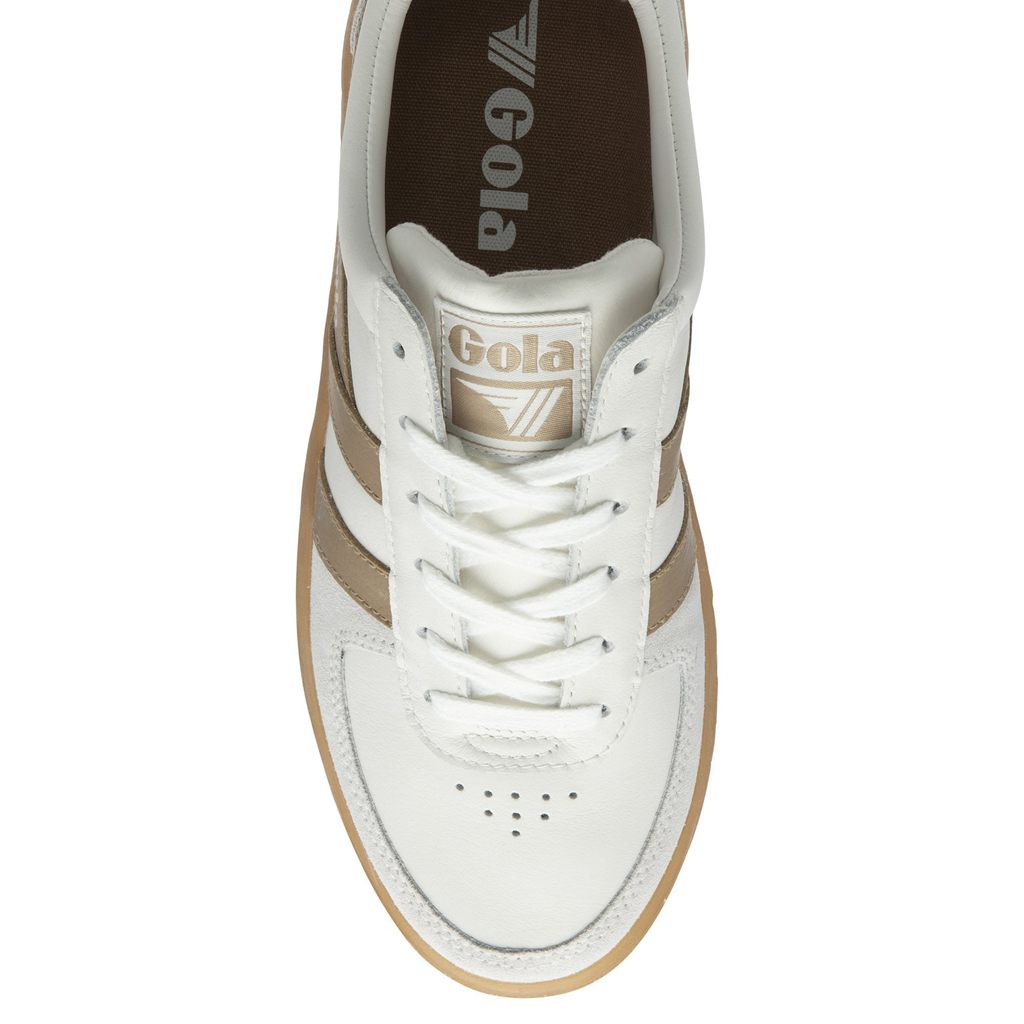 Gola Classics Grandslam Elite Sneakers Blancas Verde Menta Verde Menta España | TSN-684923