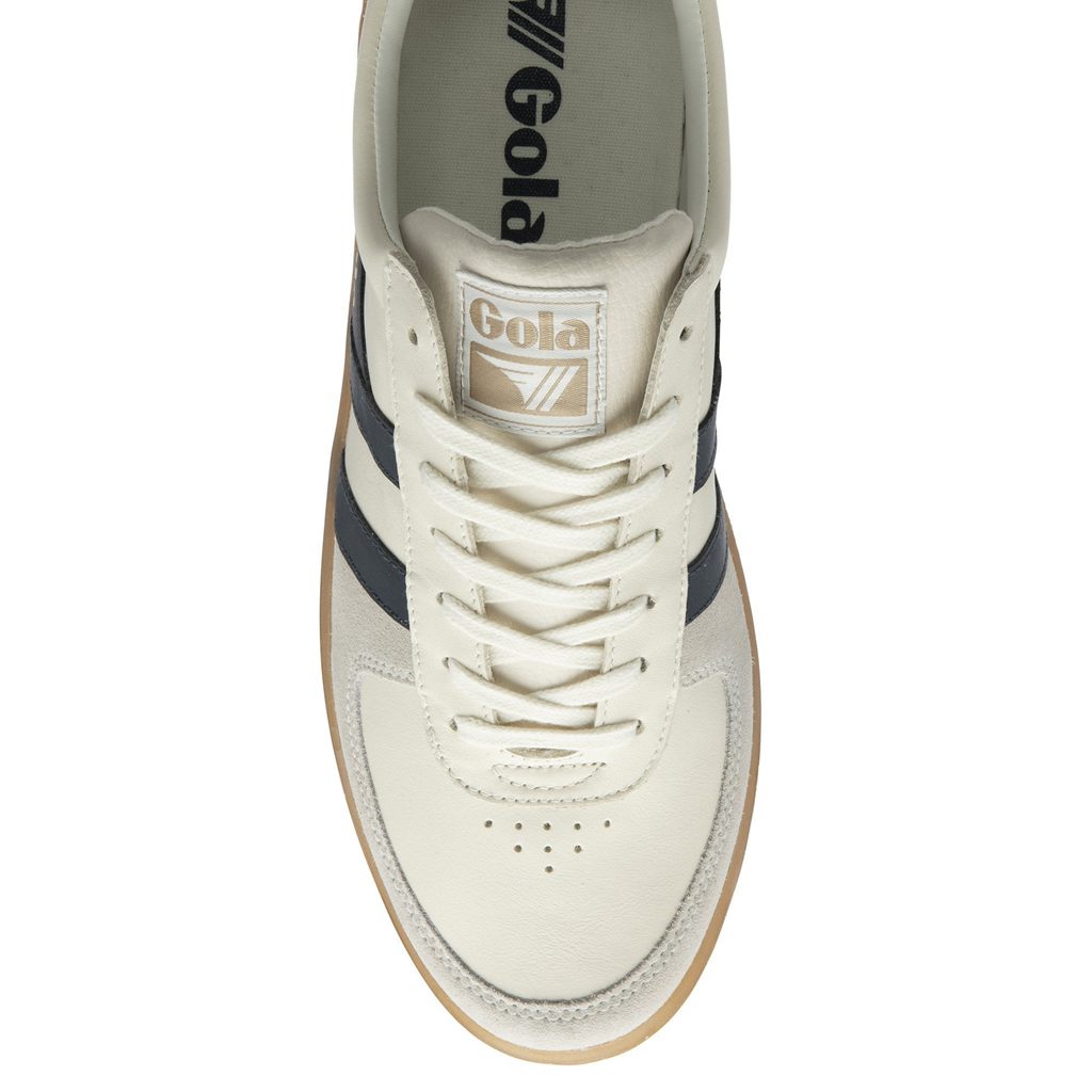 Gola Classics Grandslam Elite Sneakers Blancas Azul Marino Burdeos España | FYB-018357