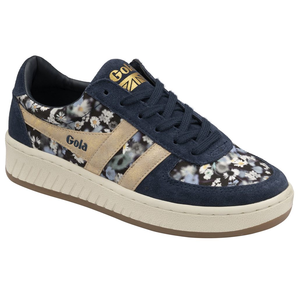 Gola Classics Grandslam LBTY BR Sneakers Azul Marino Doradas España | EWX-360528