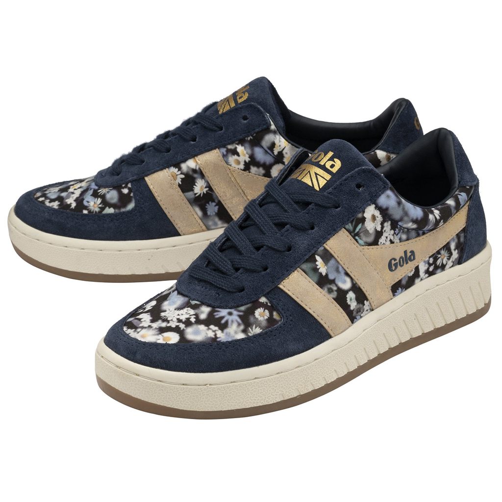 Gola Classics Grandslam LBTY BR Sneakers Azul Marino Doradas España | EWX-360528