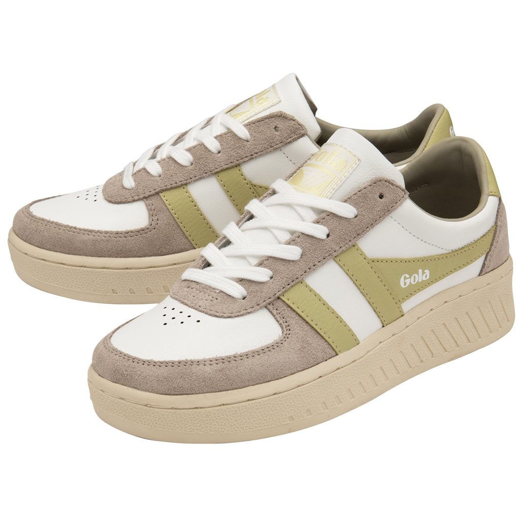 Gola Classics Grandslam Pure Sneakers Blancas Gris Limón España | KVA-385097