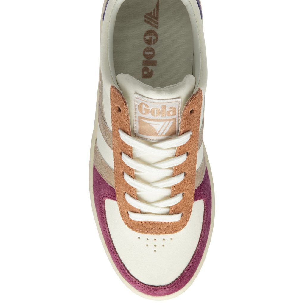 Gola Classics Grandslam Quadrant Sneakers Blancas Rosas Doradas España | PLS-193475