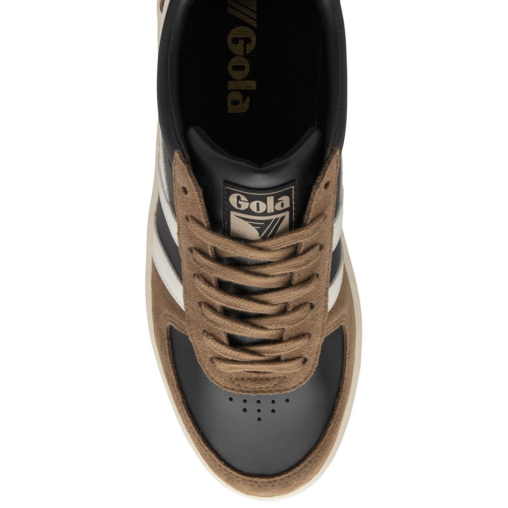 Gola Classics Grandslam Quadrant Sneakers Negras Blancas España | YDH-569824