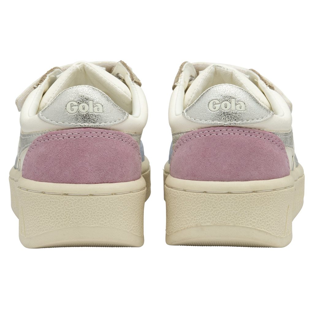 Gola Classics Grandslam Quadrant Strap Sneakers Blancas Plateadas España | GTL-074652