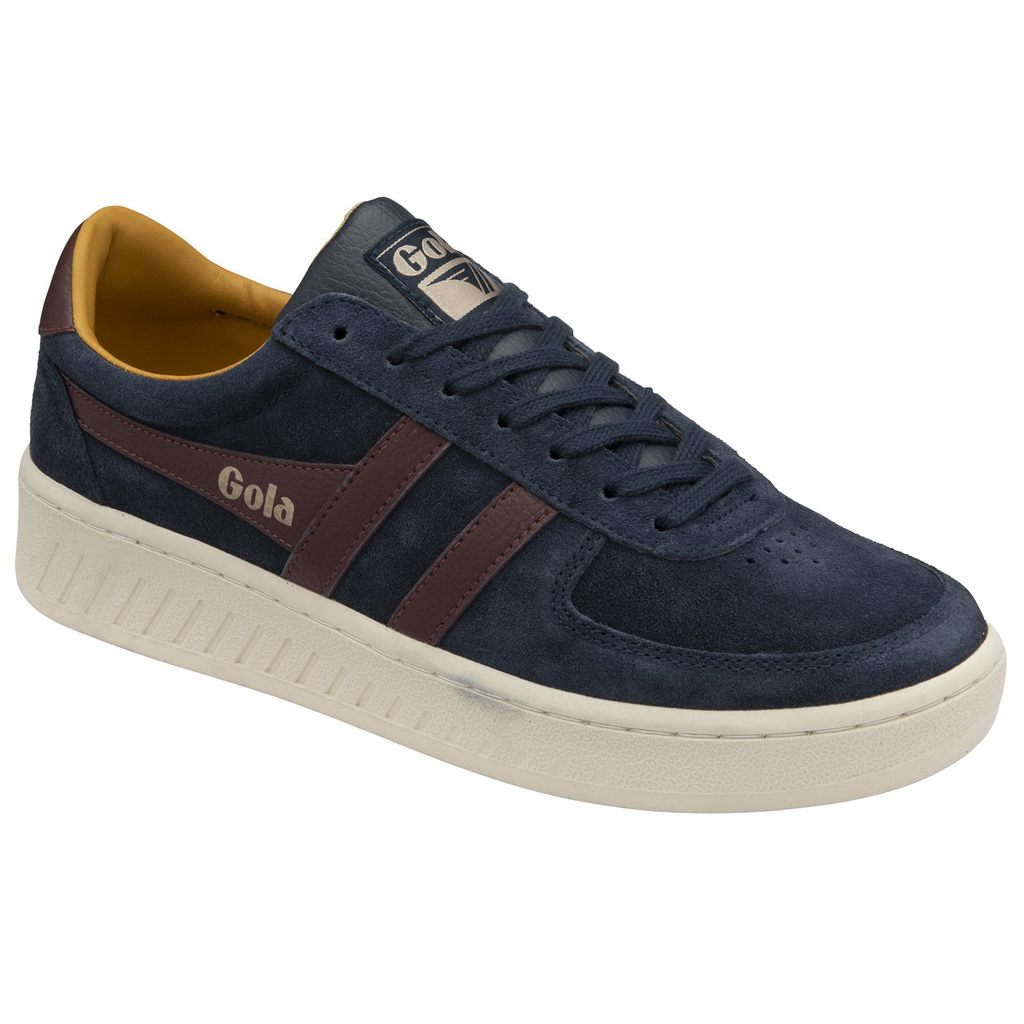 Gola Classics Grandslam Suede Sneakers Azul Marino Burdeos España | IHQ-409573