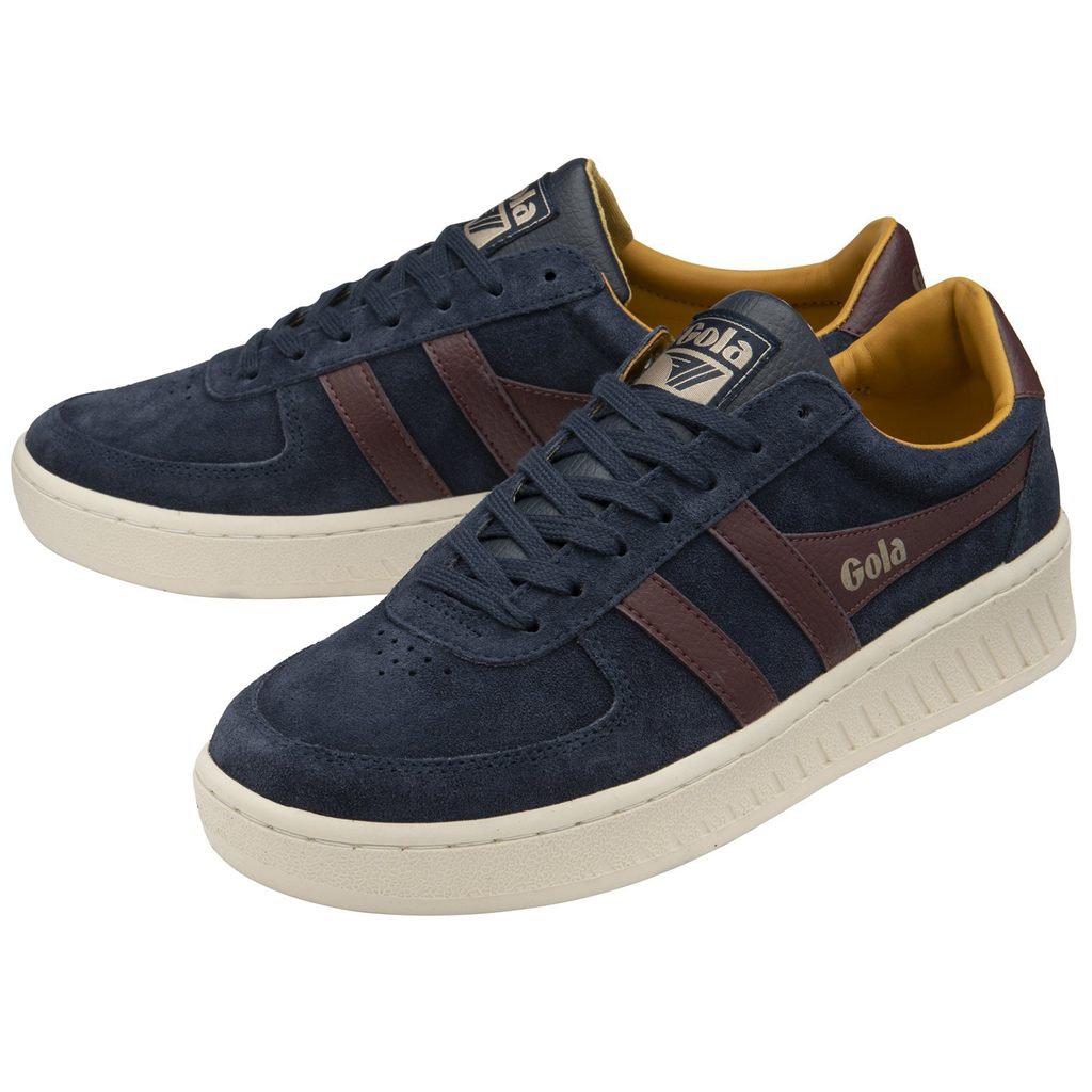 Gola Classics Grandslam Suede Sneakers Azul Marino Burdeos España | IHQ-409573