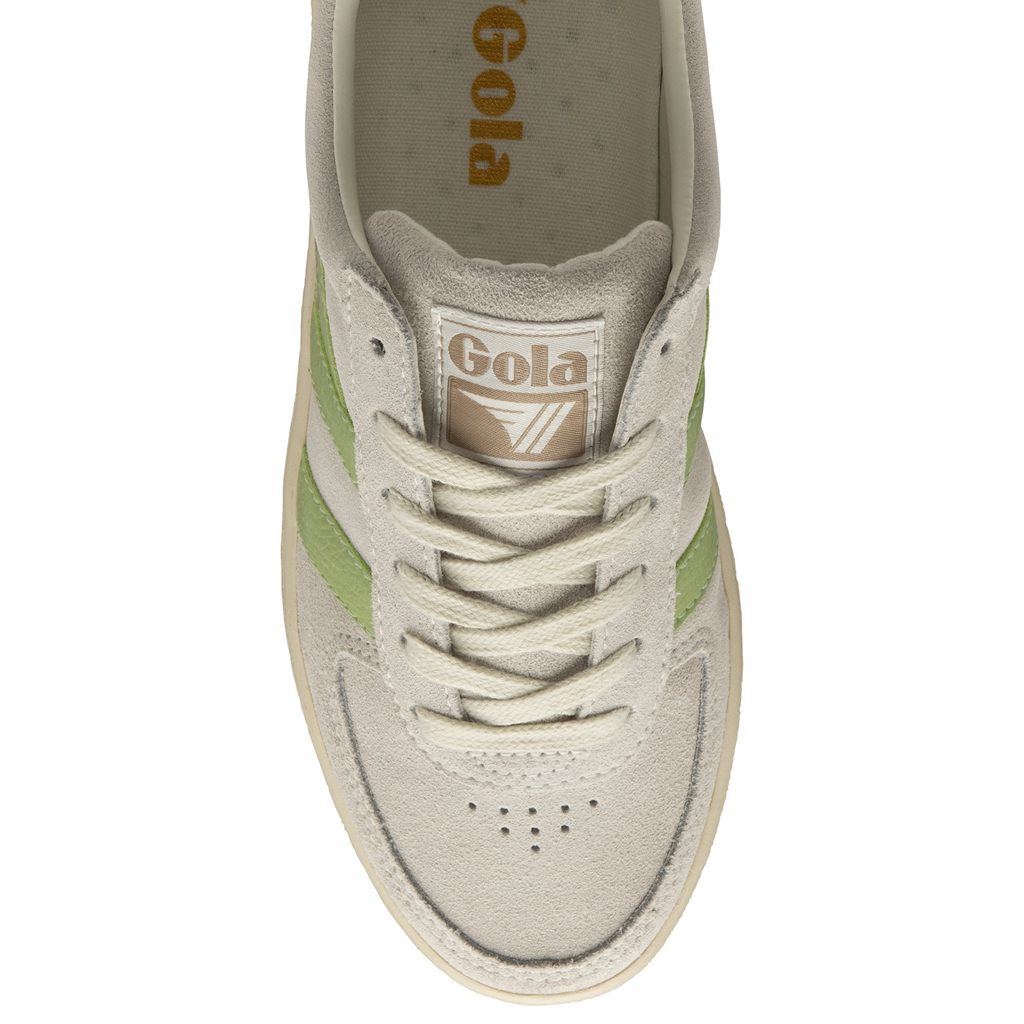 Gola Classics Grandslam Suede Sneakers Blancas Verde España | YWR-210458