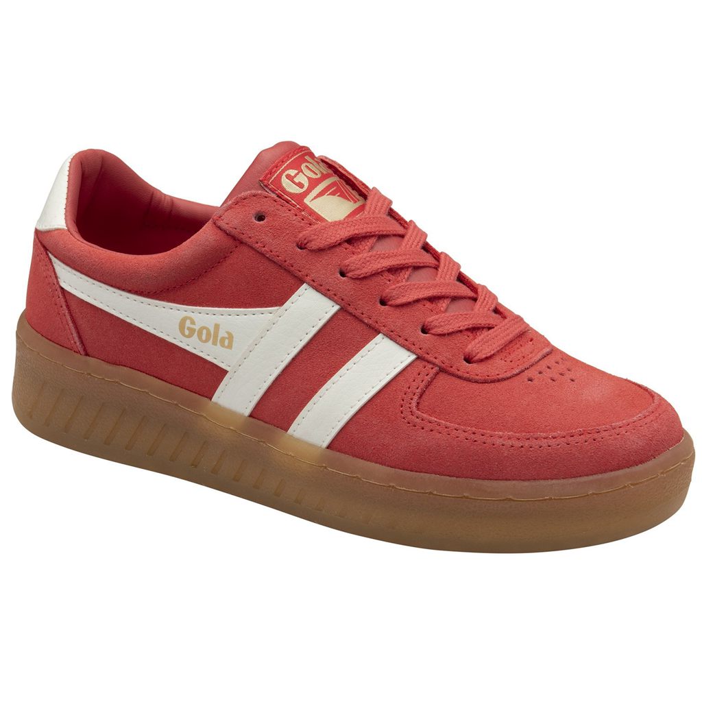 Gola Classics Grandslam Suede Sneakers Coral Blancas España | KZJ-890254