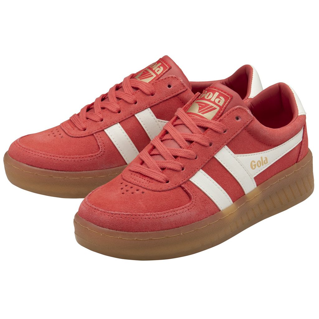 Gola Classics Grandslam Suede Sneakers Coral Blancas España | KZJ-890254