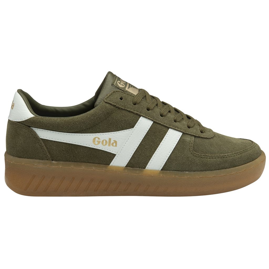 Gola Classics Grandslam Suede Sneakers Kaki Blancas España | LJQ-851674