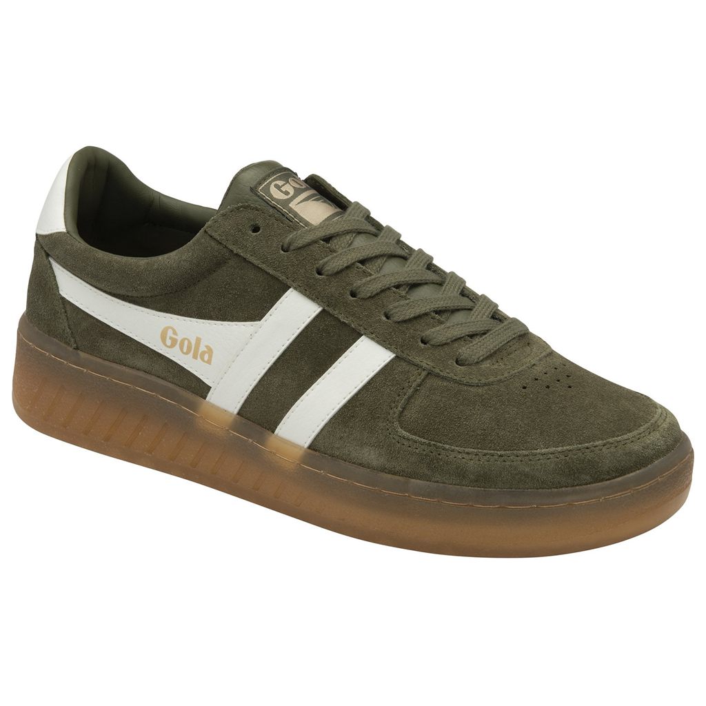 Gola Classics Grandslam Suede Sneakers Kaki Blancas España | LJQ-851674