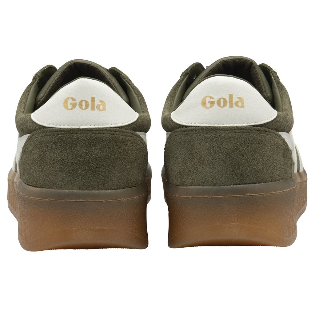 Gola Classics Grandslam Suede Sneakers Kaki Blancas España | LJQ-851674