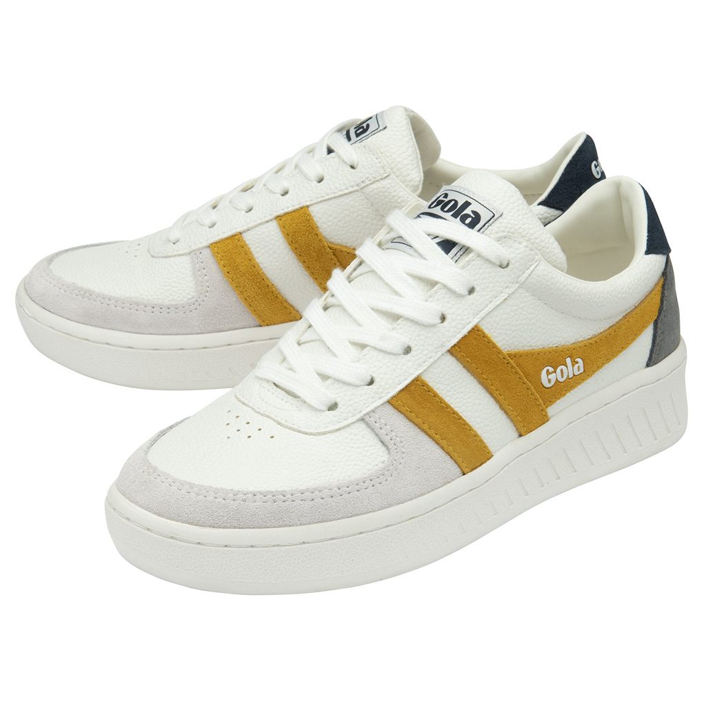 Gola Classics Grandslam Trident Sneakers Blancas Azul Marino España | YMX-910273