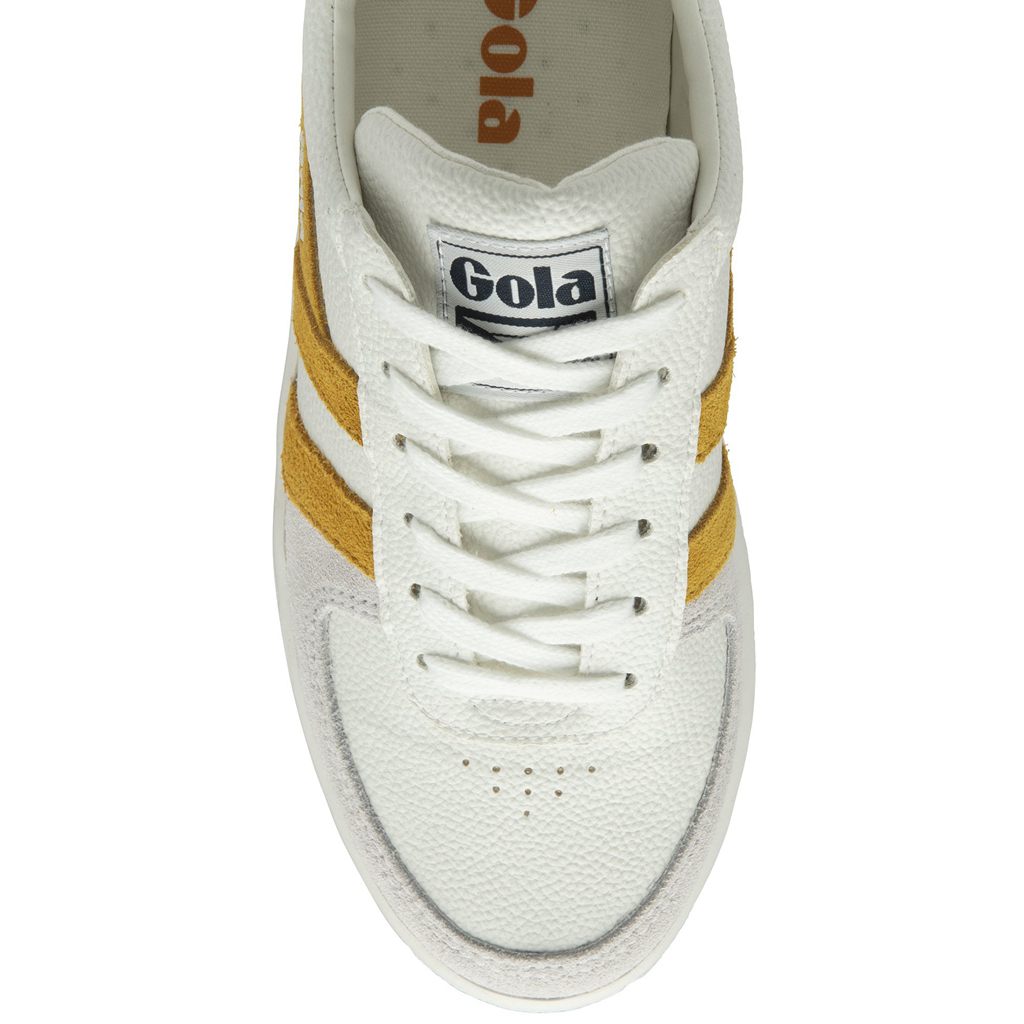 Gola Classics Grandslam Trident Sneakers Blancas Azul Marino España | YMX-910273