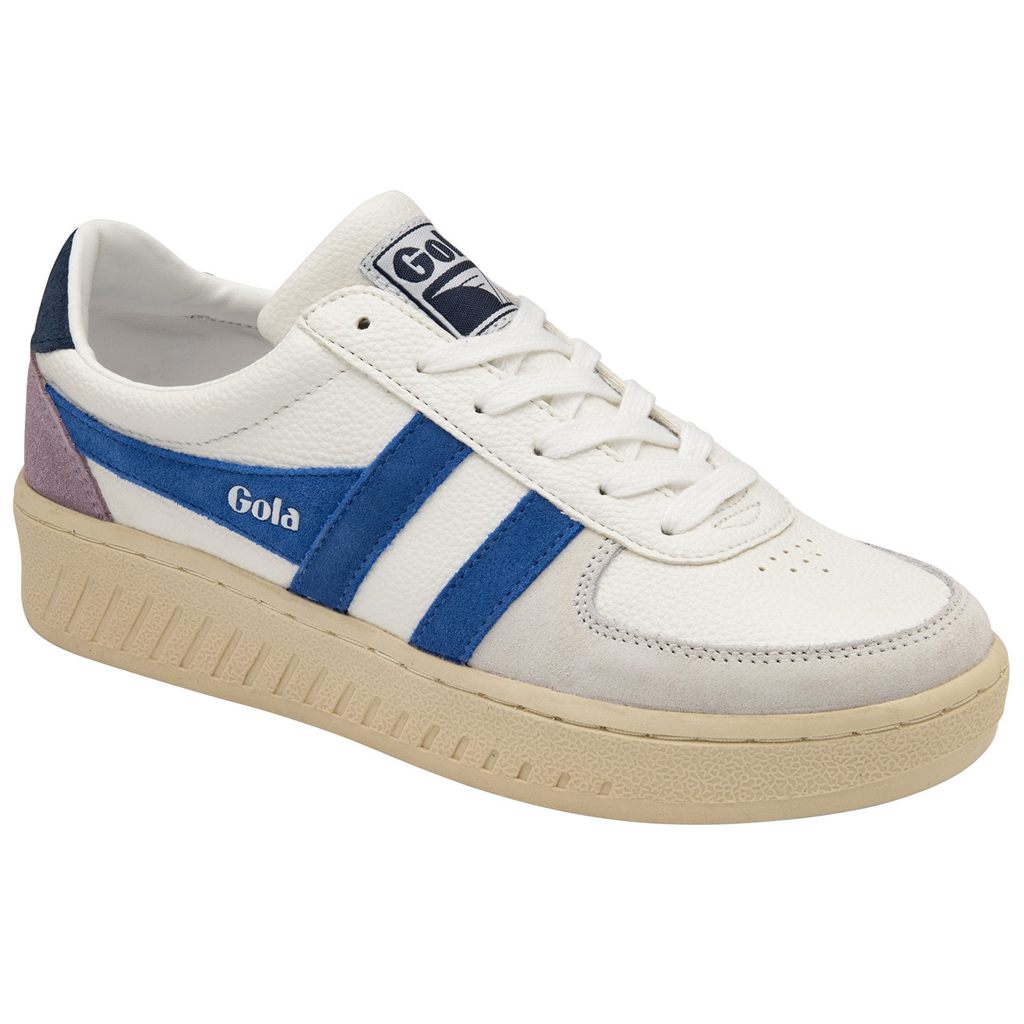Gola Classics Grandslam Trident Sneakers Blancas Azul Marino España | NOX-789524