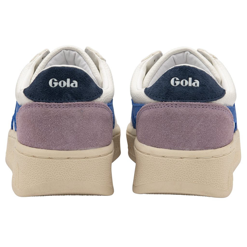 Gola Classics Grandslam Trident Sneakers Blancas Azul Marino España | NOX-789524