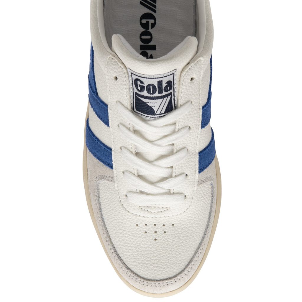Gola Classics Grandslam Trident Sneakers Blancas Azul Marino España | NOX-789524