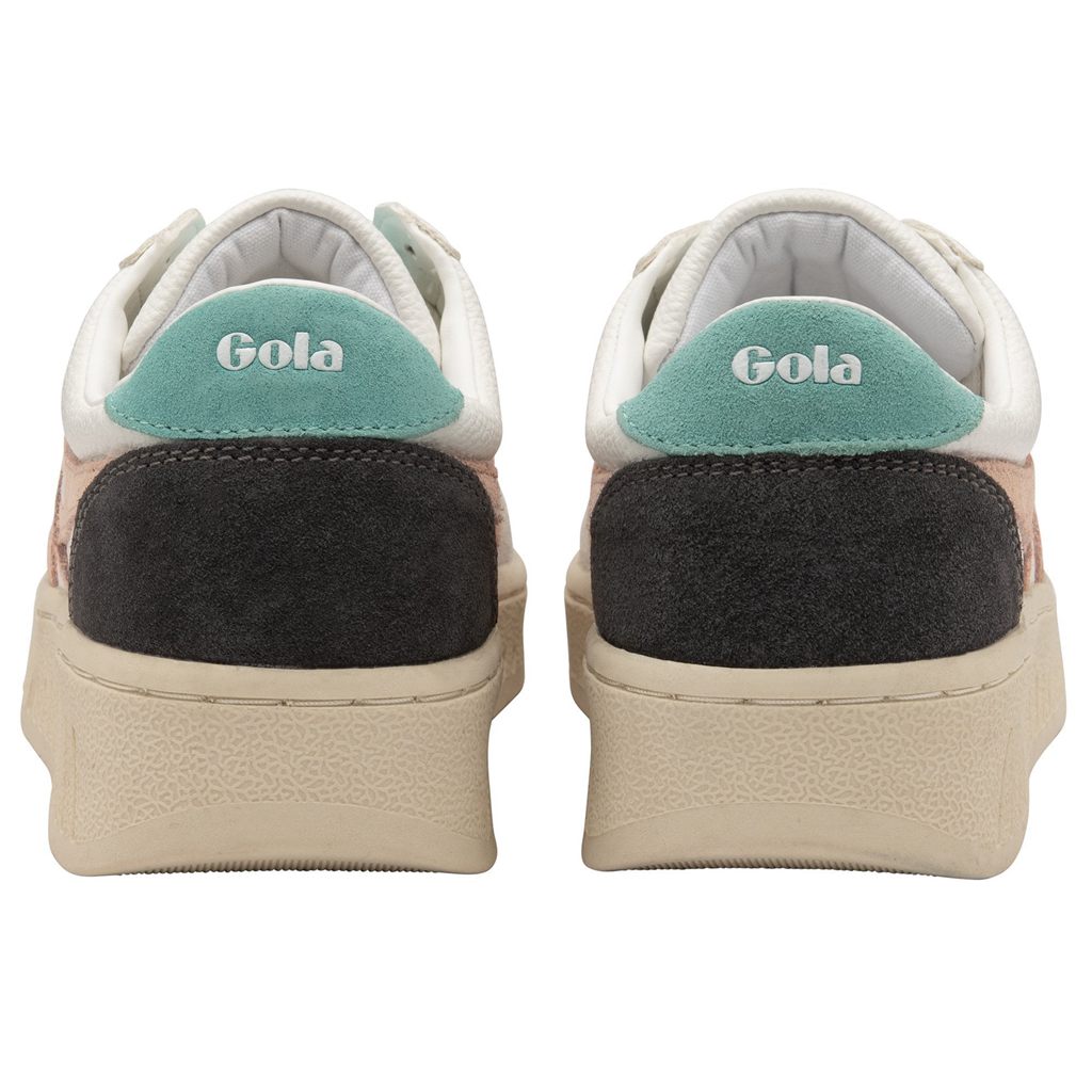 Gola Classics Grandslam Trident Sneakers Blancas Rosas España | XQE-279165