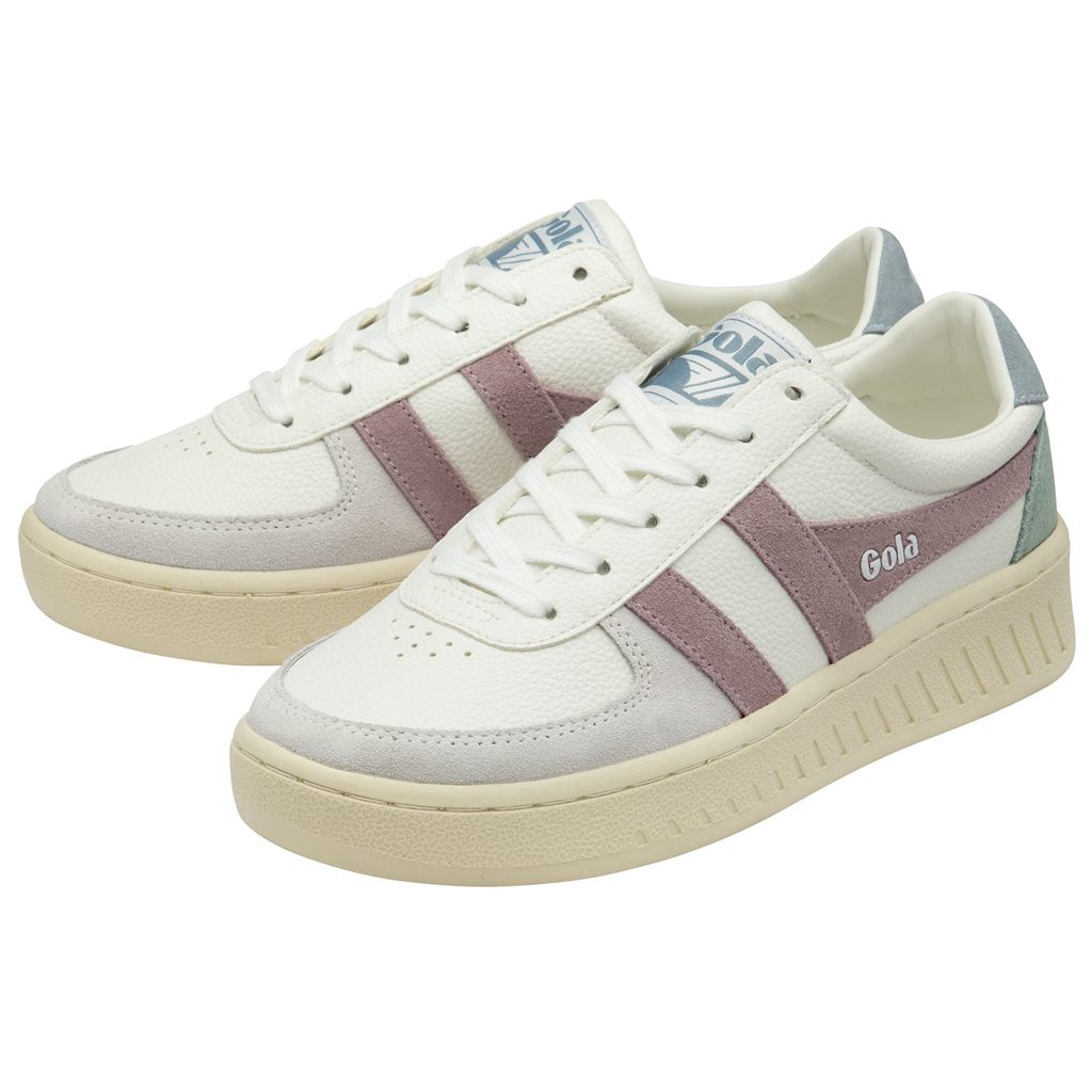 Gola Classics Grandslam Trident Sneakers Blancas Rosas España | CWY-046251