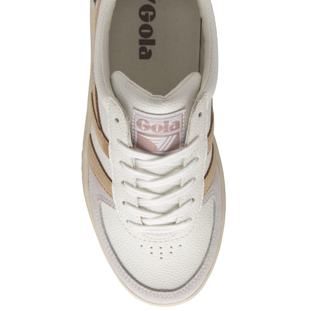 Gola Classics Grandslam Trident Sneakers Blancas Rosas España | GJA-296507