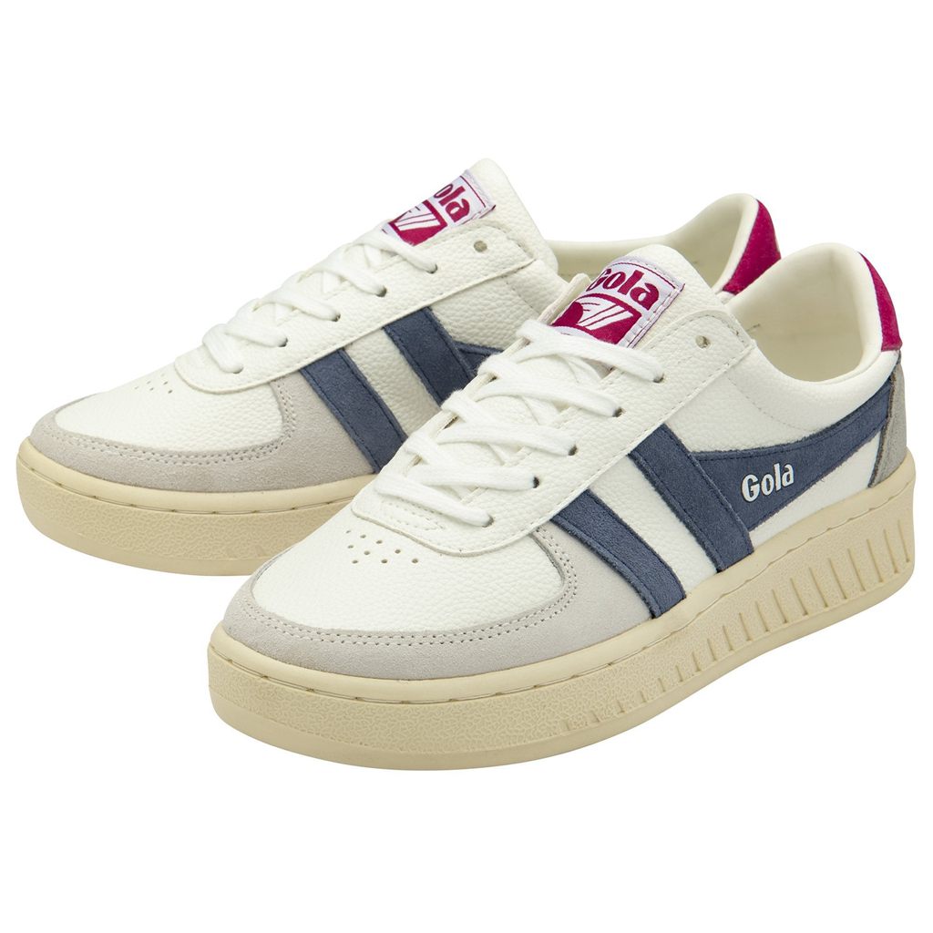 Gola Classics Grandslam Trident Sneakers Blancas Fucsia España | LPM-823410