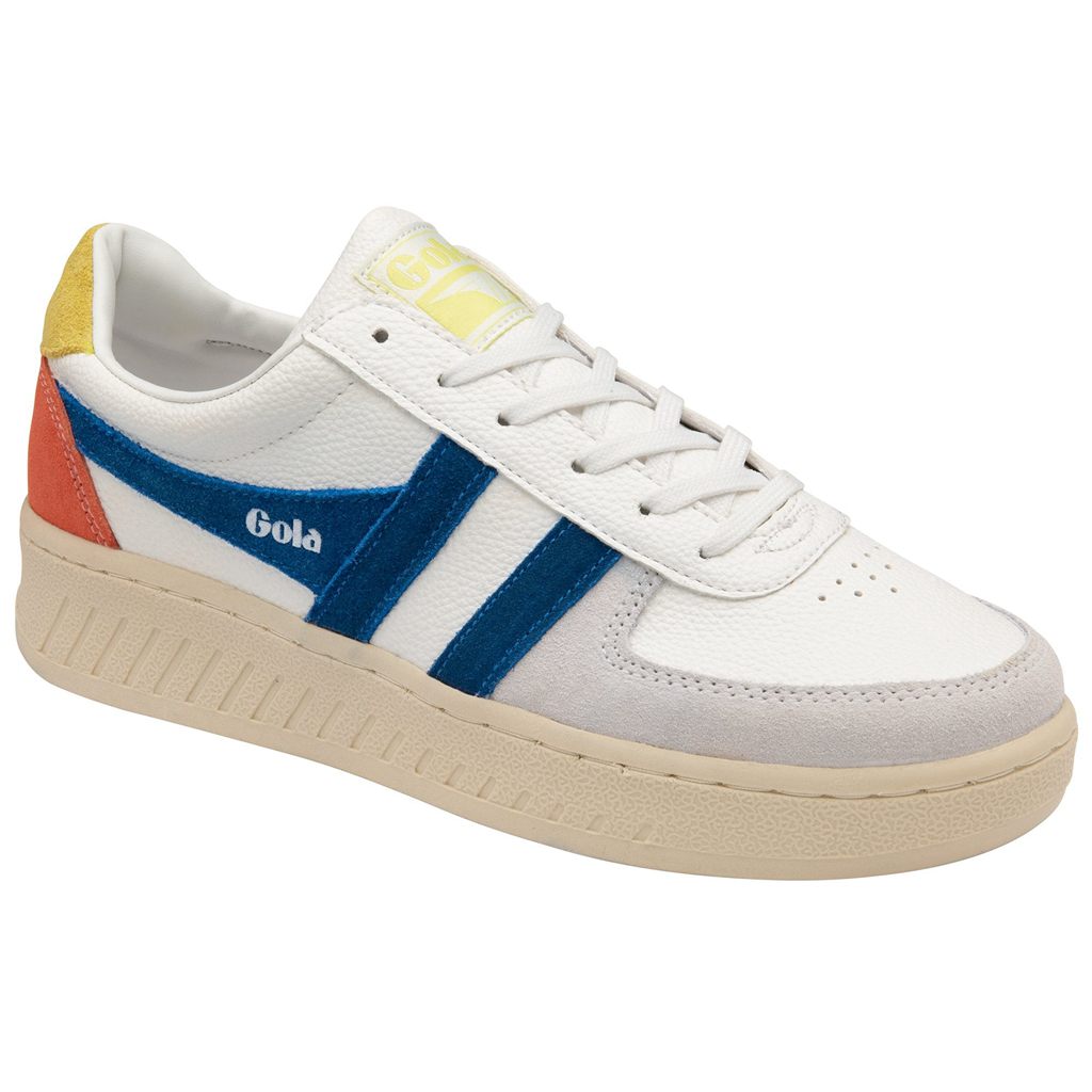 Gola Classics Grandslam Trident Sneakers Blancas Azules España | LGX-861429