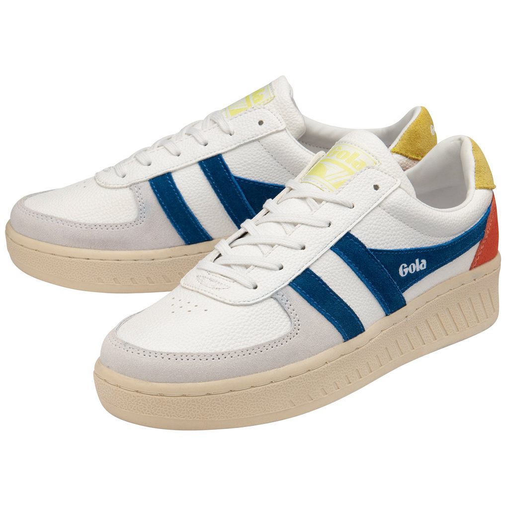 Gola Classics Grandslam Trident Sneakers Blancas Azules España | LGX-861429