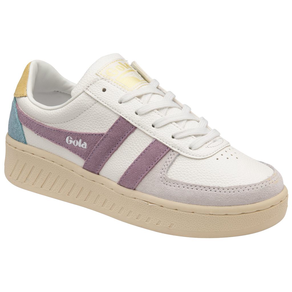 Gola Classics Grandslam Trident Sneakers Blancas Limón España | EVB-257890